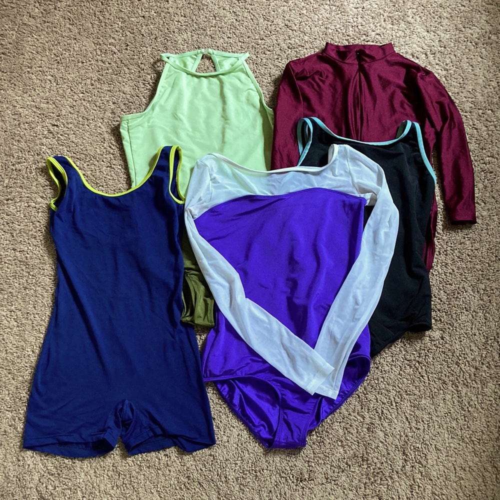 Gorgeous ballet bundle of Leotards m l xl